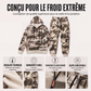 Ensemble sweat à capuche chaud et pantalon camouflage pour homme