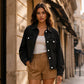 Veste en jean délavée oversize pour femme