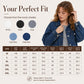 Veste en jean délavée oversize pour femme