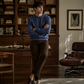 Sweatshirt à col rond classique décontracté pour homme