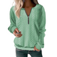Pull en maille torsadée à demi-zip pour femme
