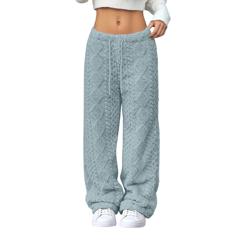 Pantalon épais et chaud à jambes droites