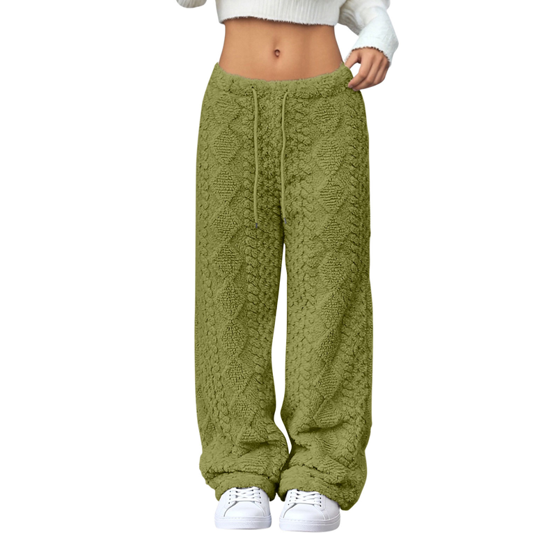 Pantalon épais et chaud à jambes droites