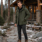 Veste coquille d'hiver coupe-vent