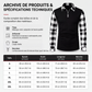 Chemise décontractée à manches longues et demi-zip pour homme