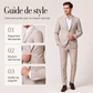 Costume 2 pièces ajusté pour homme