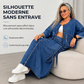 Robe longue en jean amincissante