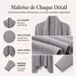 Cardigan décontracté pour femme avec pan avant ouvert et effet drapé