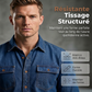 Chemise en jean à manches longues pour homme, cardigan décontracté à boutons