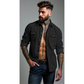 Chemise en jean à manches longues pour homme, cardigan décontracté à boutons
