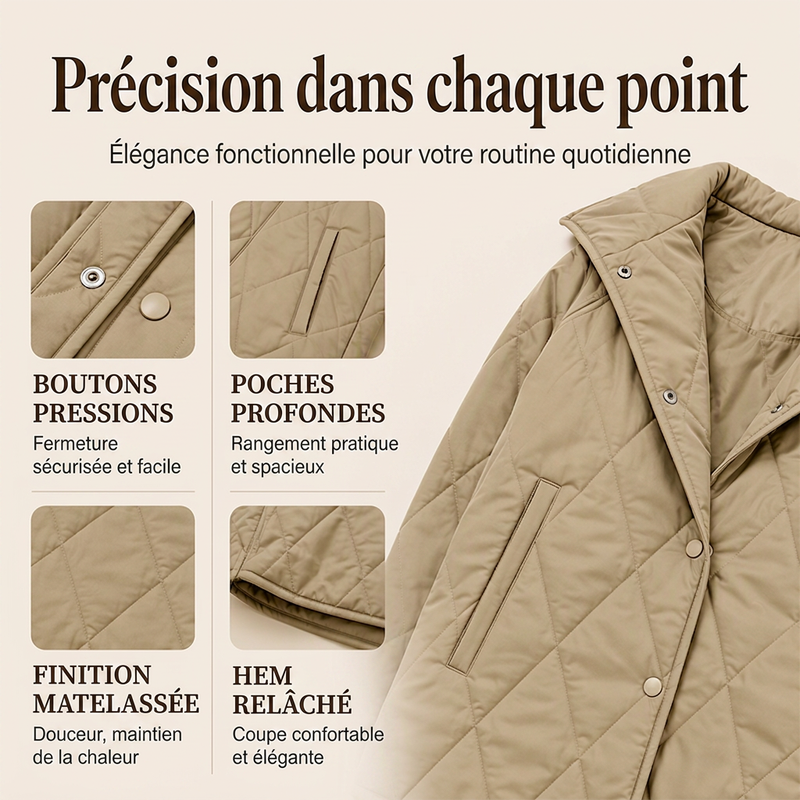 Manteaux à capuche matelassés diamant pour femme, pour l'hiver