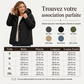 Manteaux à capuche matelassés diamant pour femme, pour l'hiver