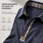 Chemise décontractée à manches longues et col pour homme