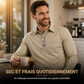 Chemise décontractée à manches longues et col pour homme