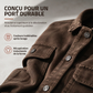 Veste cargo classique coupe ample pour homme