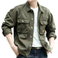 Veste cargo classique coupe ample pour homme