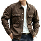 Veste cargo classique coupe ample pour homme