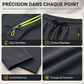 Pantalons de sport décontractés pour femme avec poches zippées