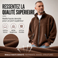 Veste chaude décontractée pour homme à col montant