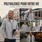 Veste chaude décontractée pour homme à col montant