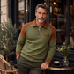 Sweat décontracté pour homme en maille gaufrette à quart de zip