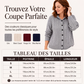 Cardigan à capuche en maille tressée pour femme