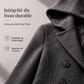 Manteau à capuche chaud à double boutonnage pour femme