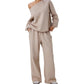 Ensemble 2 pièces sweat-shirt et pantalon de survêtement pour femme