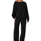 Ensemble 2 pièces sweat-shirt et pantalon de survêtement pour femme