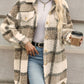 Women’s Casual Classic Plaid Mid-Length Coat