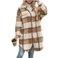 Women’s Casual Classic Plaid Mid-Length Coat