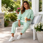Ensemble sweat et pantalon fausse deux pièces pour femme