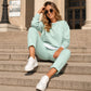 Ensemble sweat et pantalon fausse deux pièces pour femme
