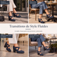 Chaussures Mary Jane à bout rond pour femmes avec brides croisées, talons épais, plateforme et découpes, talons hauts