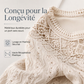 T-shirt à manches longues pour femme avec patchwork en dentelle