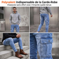 Jean cargo stretch ajusté skinny pour homme