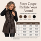 Veste sans manches pour femme en cuir PU élégant