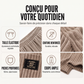 Pantalon en velours côtelé rayé rétro pour homme