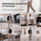 Pantalon en velours côtelé rayé rétro pour homme