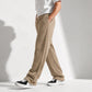 Pantalon en velours côtelé rayé rétro pour homme