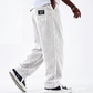 Pantalon en velours côtelé rayé rétro pour homme