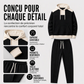 Ensemble sweat à capuche et pantalon color-block pour homme