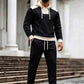 Ensemble sweat à capuche et pantalon color-block pour homme