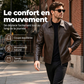 Blouson en cuir urbain raffiné