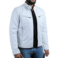 Veste tendance à col montant zippée pour hommes