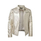 Veste tendance à col montant zippée pour hommes