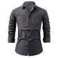 Chemise en jean décontractée à manches longues pour homme