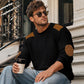 Pull en maille à col rond pour homme