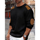 Pull en maille à col rond pour homme