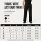 Pantalon cargo décontracté pour homme, double genou